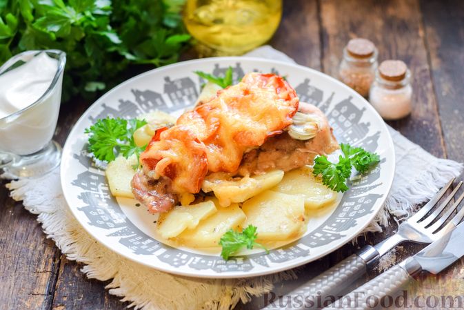 Филе куриного бедра в духовке — пошаговый рецепт с фото