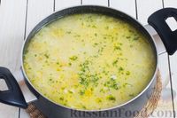 Фото приготовления рецепта: Рисовый суп с капустой и сыром - шаг №10