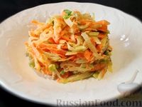 Фото к рецепту: Салат из зелёной редьки и моркови