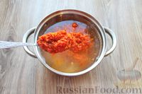 Фото приготовления рецепта: Рыбный суп с консервированными томатами - шаг №9