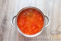 Фото приготовления рецепта: Рыбный суп с консервированными томатами - шаг №10