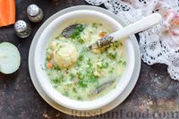 Фото приготовления рецепта: Суп с рыбными фрикадельками и овощами - шаг №15