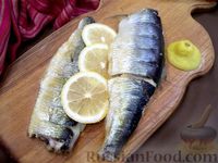 Фото приготовления рецепта: Копчёная рыба на сковороде - шаг №17