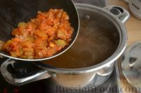 Фото приготовления рецепта: Грибной суп с клецками - шаг №11