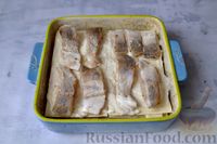 Фото приготовления рецепта: Лазанья с рыбой, помидорами и сыром - шаг №16