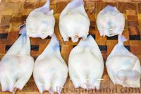 Фото приготовления рецепта: Фаршированные кальмары с крабовыми палочками - шаг №7