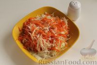 Фото приготовления рецепта: Капуста с рисом, в духовке - шаг №3