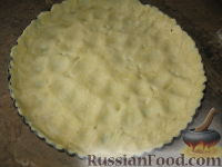 Фото приготовления рецепта: Пирог  с брокколи и курицей - шаг №7