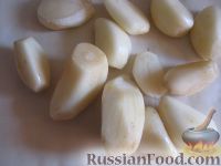 Фото приготовления рецепта: Салат из баклажанов на зиму "Тещин язык" - шаг №5