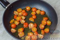 Фото приготовления рецепта: Запечённая треска с помидорами черри в белом вине и сливках - шаг №5