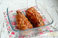 Фото приготовления рецепта: Пастрома из куриного филе в медово-пряной глазури - шаг №7