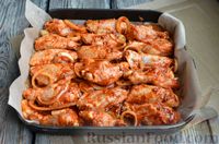 Фото приготовления рецепта: Рис с курицей и шпинатом (на сковороде) - шаг №9
