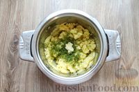 Фото приготовления рецепта: Трубочки из лаваша с картошкой и сыром (в духовке) - шаг №5
