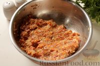 Фото приготовления рецепта: Котлеты из мясного фарша с пекинской капустой, картофелем и тыквой - шаг №11