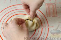 Фото приготовления рецепта: Хинкали с грибами - шаг №17