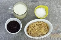 Фото приготовления рецепта: Сливочный десерт с кукурузными хлопьями и вареньем - шаг №1
