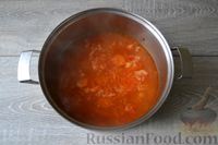 Фото приготовления рецепта: Суп минестроне с нутом, макаронами и помидорами - шаг №14