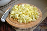 Фото приготовления рецепта: Манник на кефире, с яблоками - шаг №4