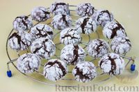 Фото приготовления рецепта: Мраморное шоколадное печенье с трещинками - шаг №6
