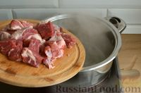 Фото приготовления рецепта: Борщ с квашеной капустой и фасолью - шаг №3