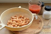 Фото приготовления рецепта: Борщ с квашеной капустой и фасолью - шаг №9