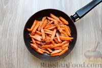 Фото приготовления рецепта: Кускус с морковью и чесноком - шаг №8