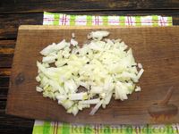 Фото приготовления рецепта: Гречаники с куриной печенью и грибами, тушенные с морковью и луком - шаг №4