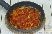 Фото приготовления рецепта: Овощной суп с фасолью и томатной пастой - шаг №7