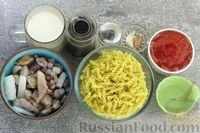 Фото приготовления рецепта: Паста с морепродуктами в сливочно-томатном соусе - шаг №1