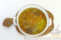 Фото приготовления рецепта: Сливочный суп с кукурузой и копчёной курицей - шаг №8
