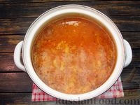 Фото приготовления рецепта: Суп из квашеной капусты с фасолью - шаг №22