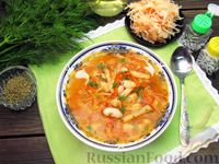 Фото приготовления рецепта: Суп из квашеной капусты с фасолью - шаг №23