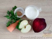 Фото приготовления рецепта: Свекольно-морковный смузи с яблоком и имбирём - шаг №1