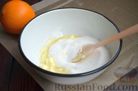 Фото приготовления рецепта: Апельсиновое печенье с трещинками - шаг №3