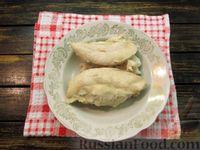 Фото приготовления рецепта: Картофельный суп-пюре с курицей и кукурузой - шаг №9