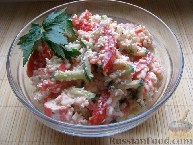 Салат с рисом (заготовка на зиму)