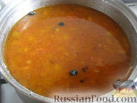 Фото приготовления рецепта: Суп-пюре из чечевицы вегетарианский - шаг №8