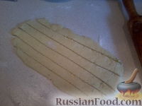 Фото приготовления рецепта: Творожный пирог с мясом и капустой - шаг №5