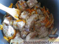 Фото приготовления рецепта: Узбекский плов (в мультиварке) - шаг №7