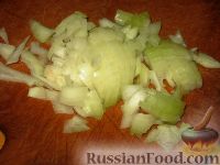Фото приготовления рецепта: Запеканка с куриными грудками и брюссельской капустой - шаг №4