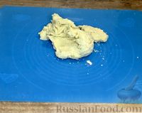 Фото приготовления рецепта: Пирог из песочного теста и блинов, с яблоками, творогом, сухофруктами и орехами - шаг №14