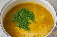 Фото приготовления рецепта: Куриный суп со сливками и лапшой - шаг №13