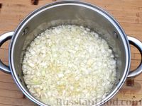 Фото приготовления рецепта: Капустные оладьи с ветчиной - шаг №3