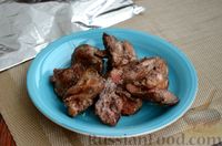 Фото приготовления рецепта: Куриная печень в сливочно-горчичном соусе - шаг №5