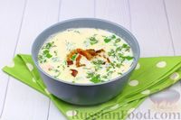 Фото к рецепту: Сырный суп с рисом
