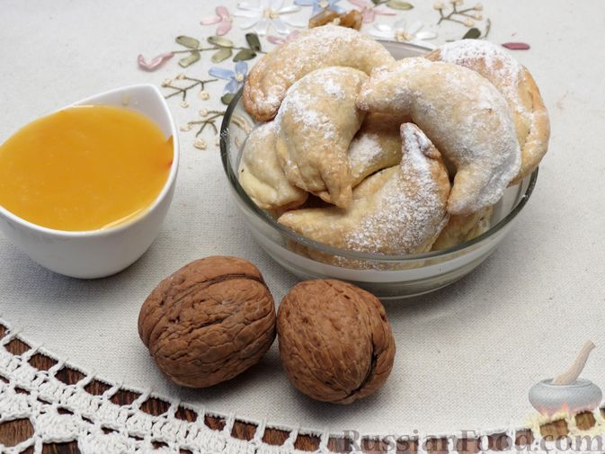 Рецепт: Песочное медовое печенье - вкусное и ароматное