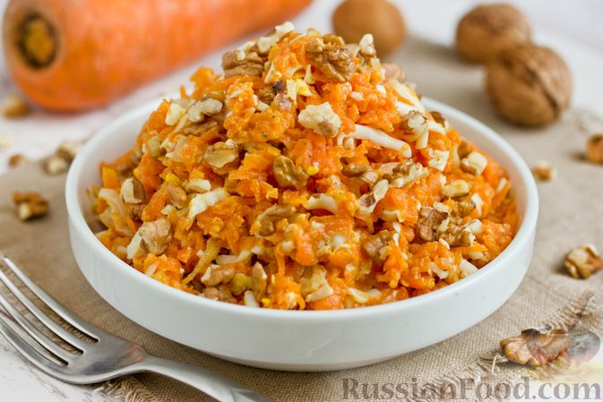 Салат сырный и сытный с вареной морковью – пошаговый рецепт приготовления с фото