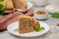 Фото к рецепту: Орехово-кофейный пирог со штрейзелем
