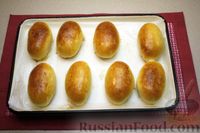 Фото приготовления рецепта: Дрожжевые пирожки с картошкой (в духовке) - шаг №23