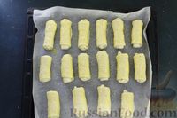 Фото приготовления рецепта: Жареные рыбные палочки из минтая в манной панировке - шаг №3